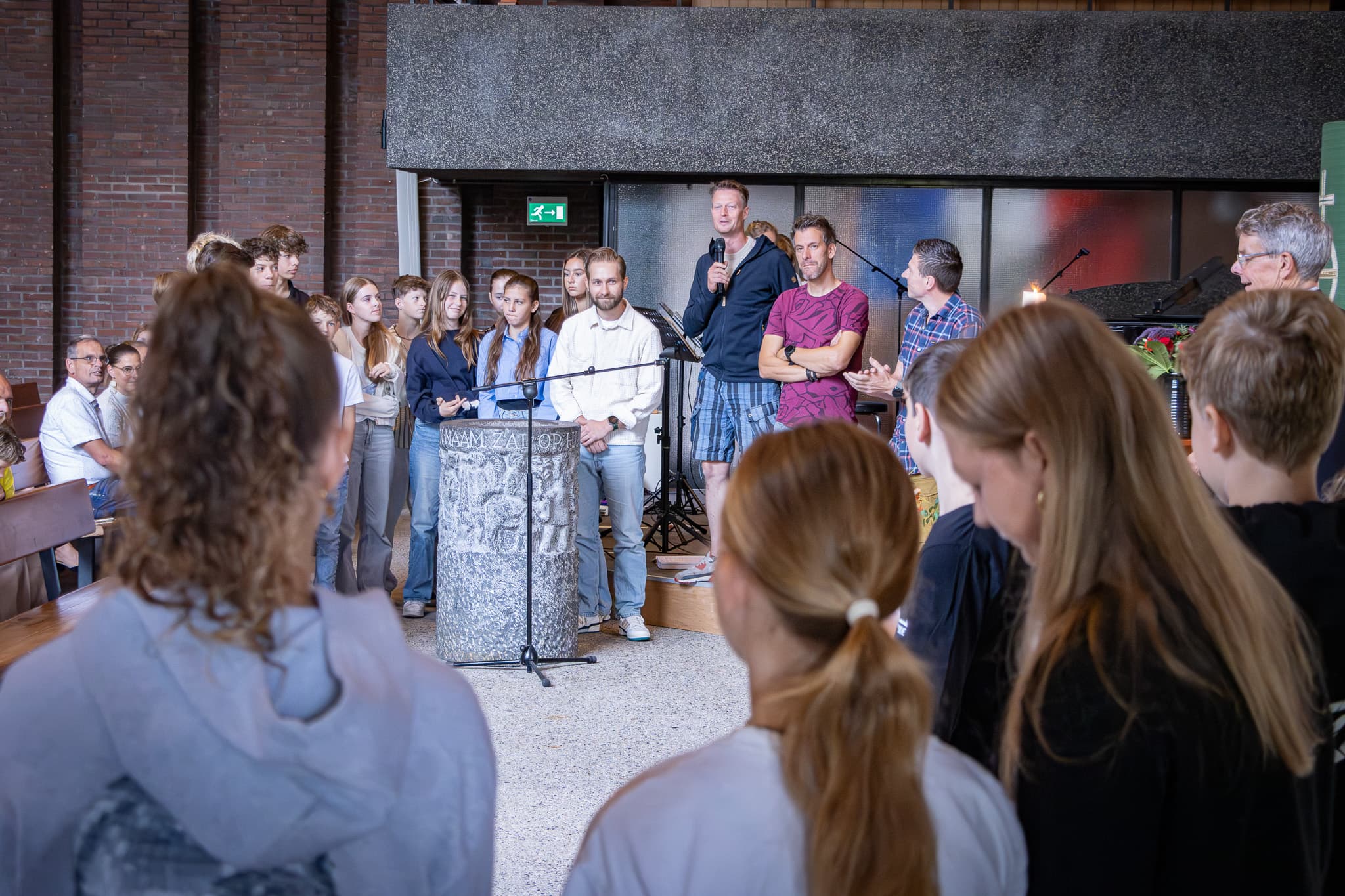 Jongeren tijdens een activiteit